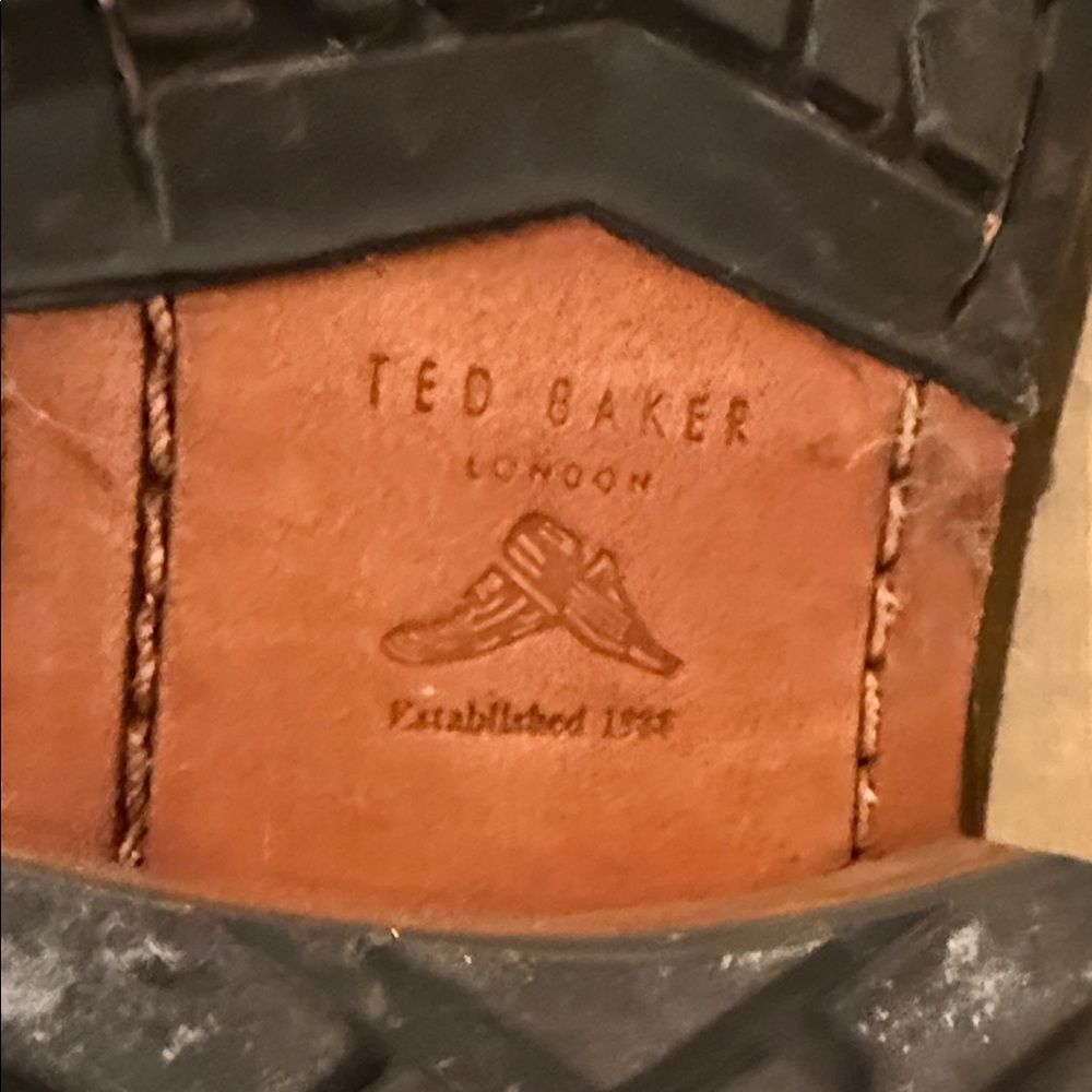 Ted Baker Brown Leather Brogue Boots - Picture 5 of 5